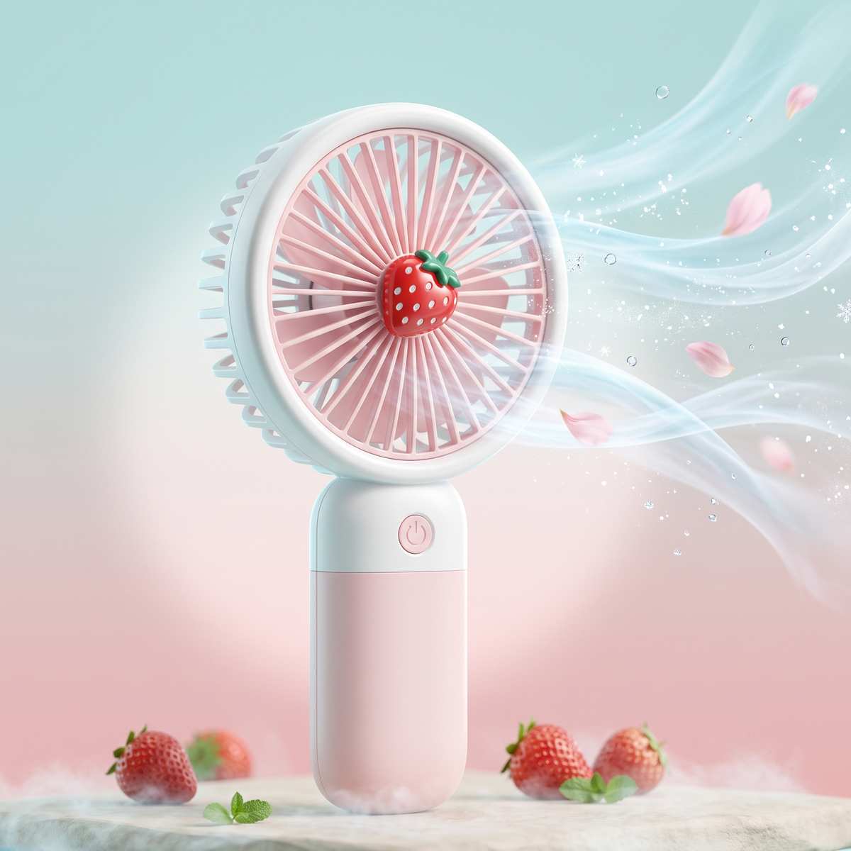 Portable Mini Rechargeable Handheld Fan with Stand